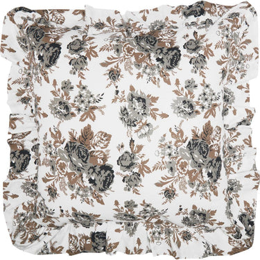 Annie Portabella Floral Fabric Euro Sham 26x26 VHC Brands - The Fox Decor